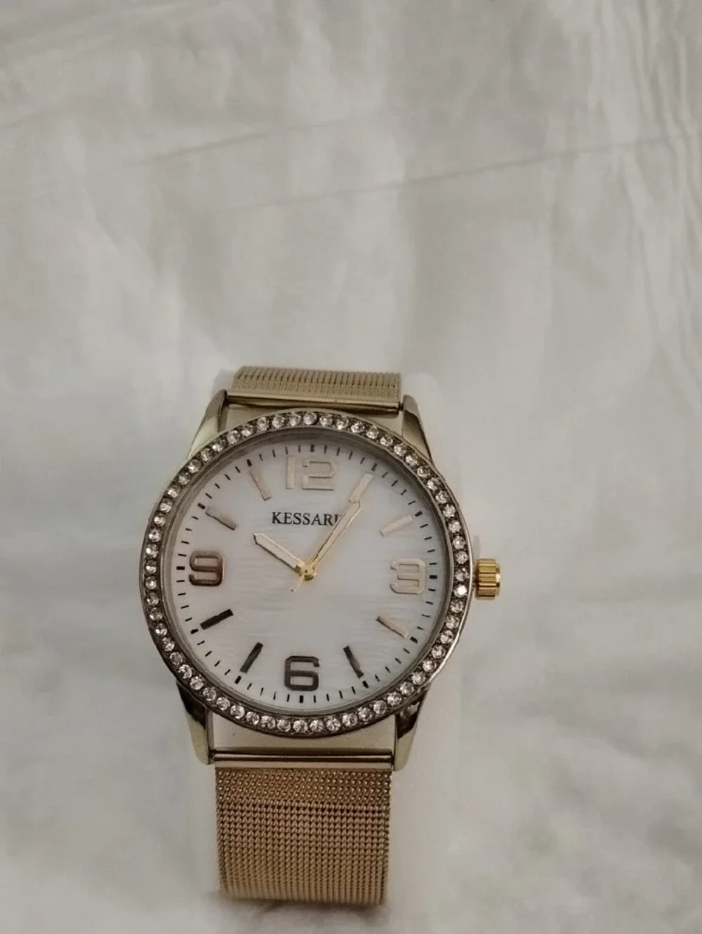 Kessaris Goldtone Bracelet Watch